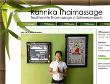 Tablet Screenshot of kannika-thaimassage.ch